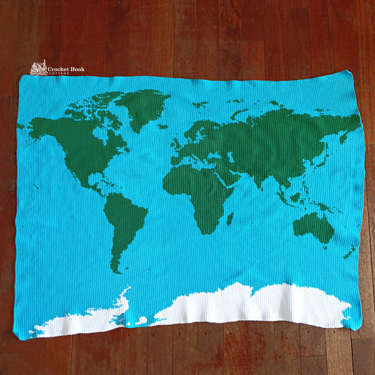 Crochet Pattern - Our Earth Blanket - Temperature Blanket pattern or Normal Blanket pattern
