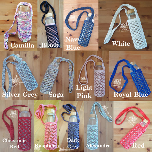 Bottle Holder, Hands free Drink Bottle Bag, available in assorted colours