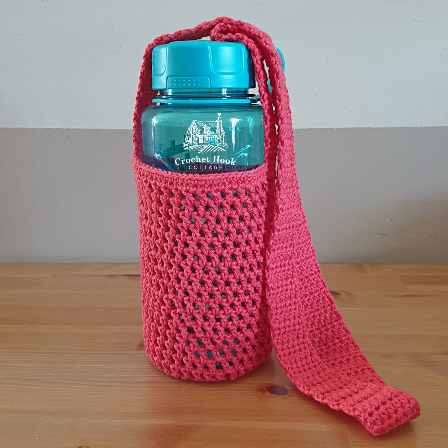 Bottle Holder with Crossbody Strap, Drink Bottle Bag