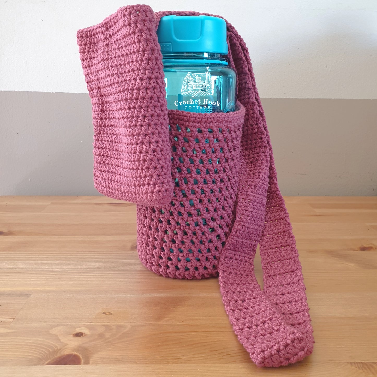 Crossbody Bottle Holder with Phone Pocket