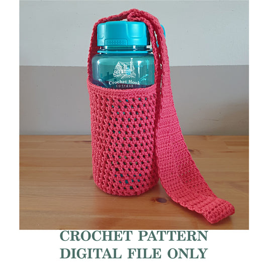CROCHET PATTERN Crossbody Bottle Holder