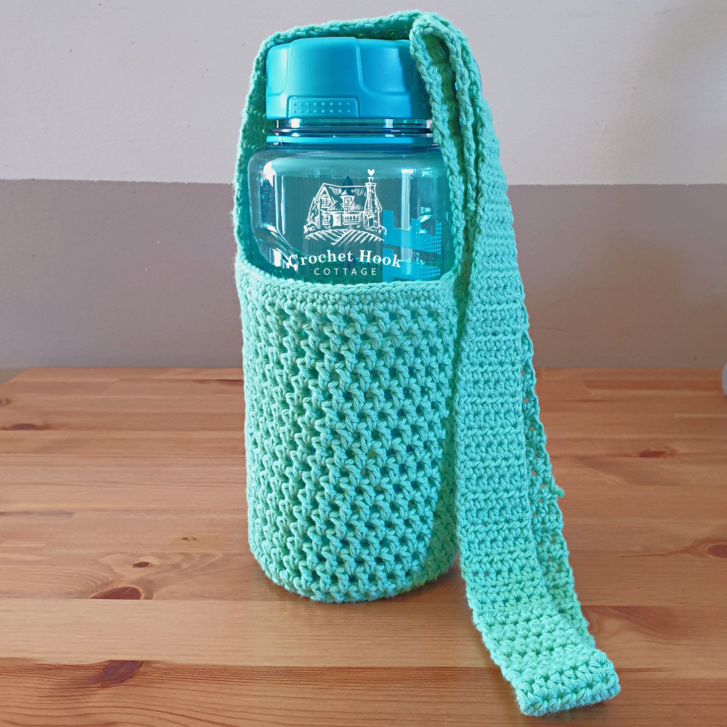 Bottle Holder with Crossbody Strap, Drink Bottle Bag