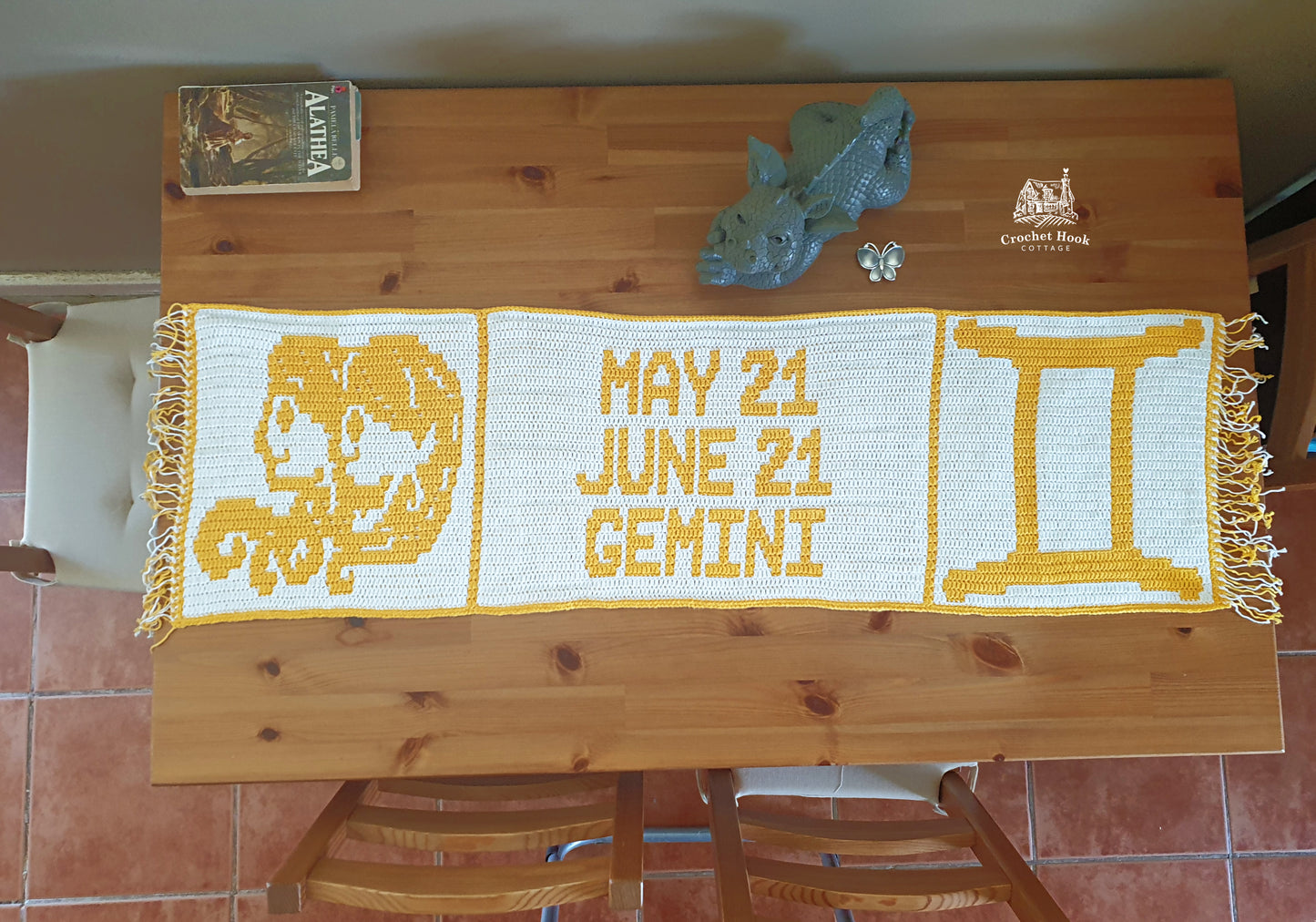 Crochet Pattern - Gemini - mosaic crochet pattern
