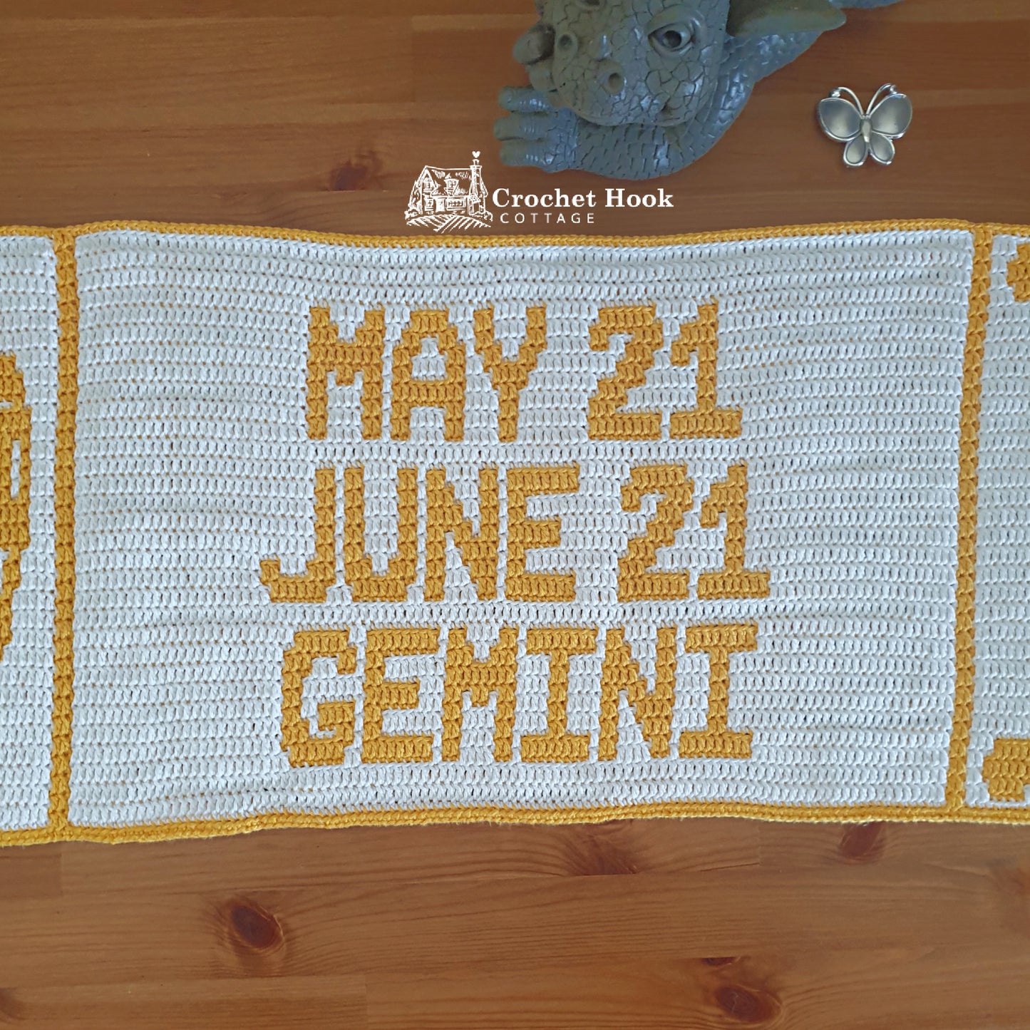 Crochet Pattern - Gemini - mosaic crochet pattern