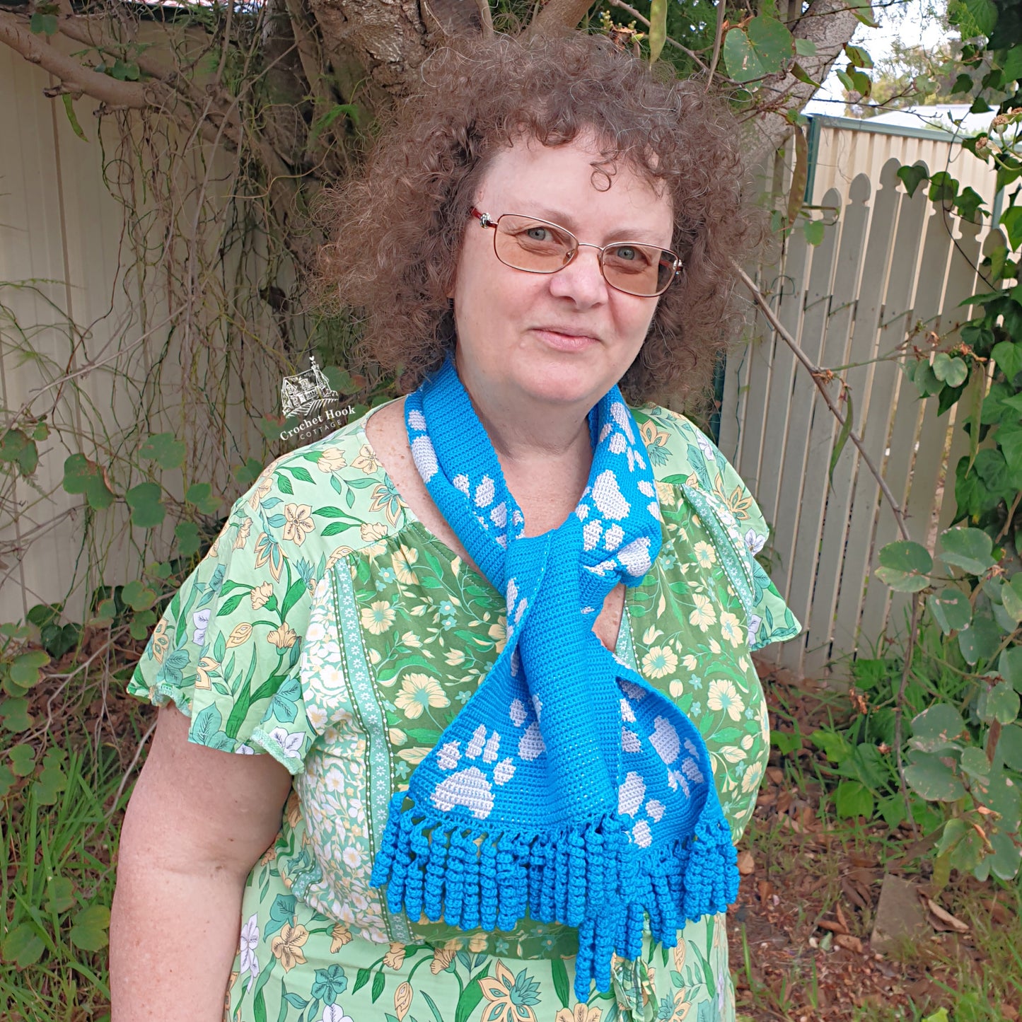 Crochet Pattern - Kitten Paws Scarf