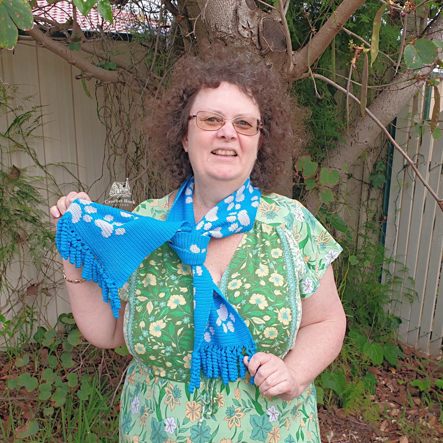 Crochet Pattern - Kitten Paws Scarf