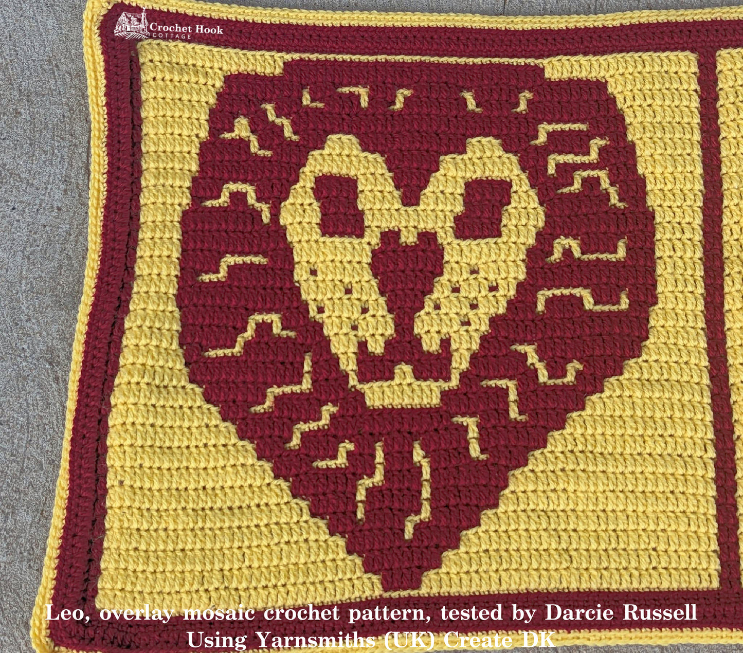 Crochet Pattern - Leo - mosaic crochet pattern