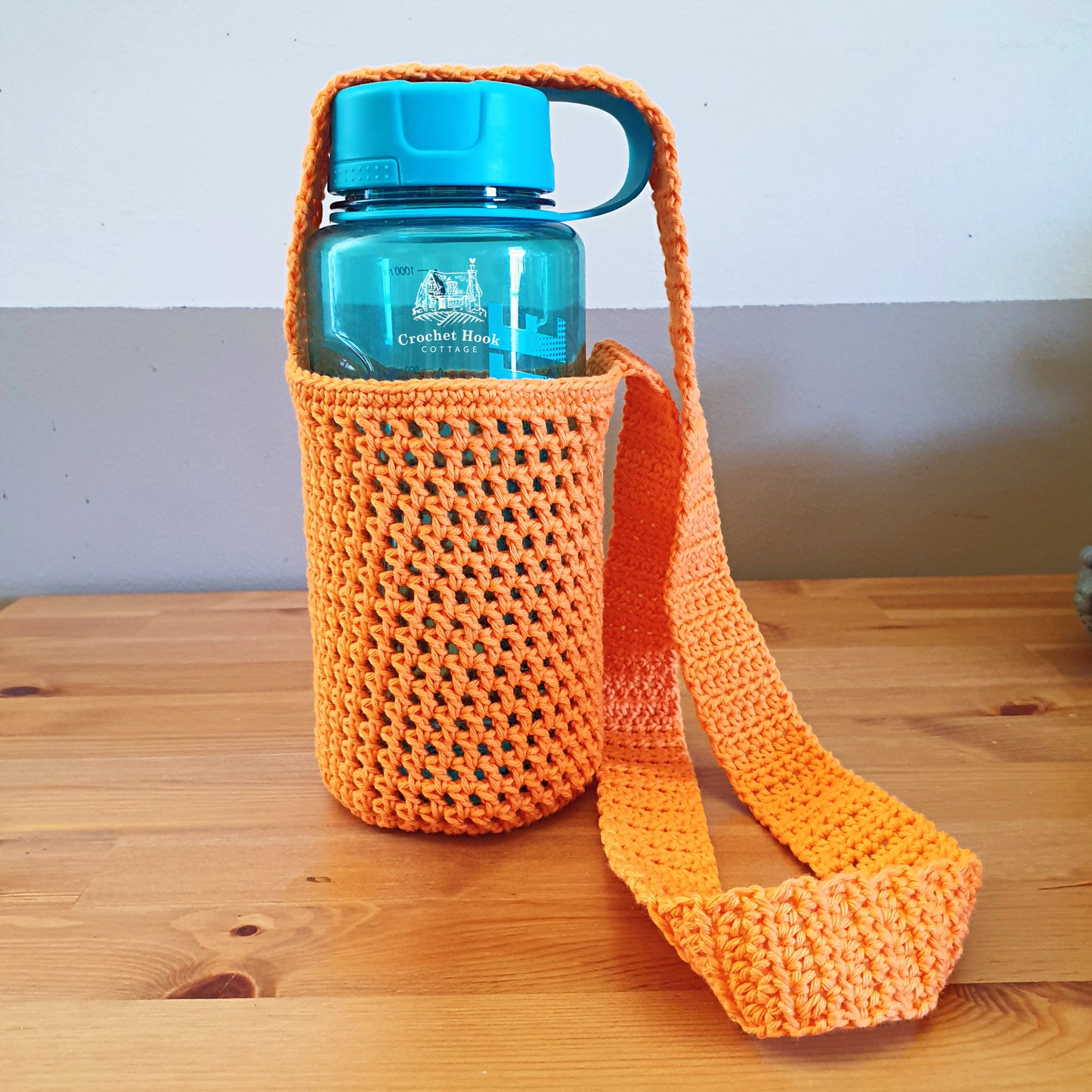 Bottle Holder with Crossbody Strap, Drink Bottle Bag