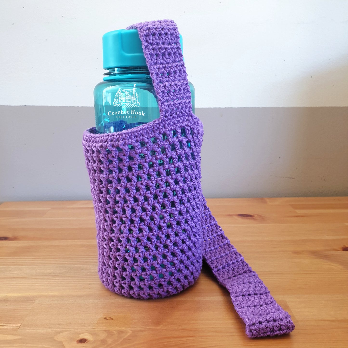 Bottle Holder with Crossbody Strap, Drink Bottle Bag