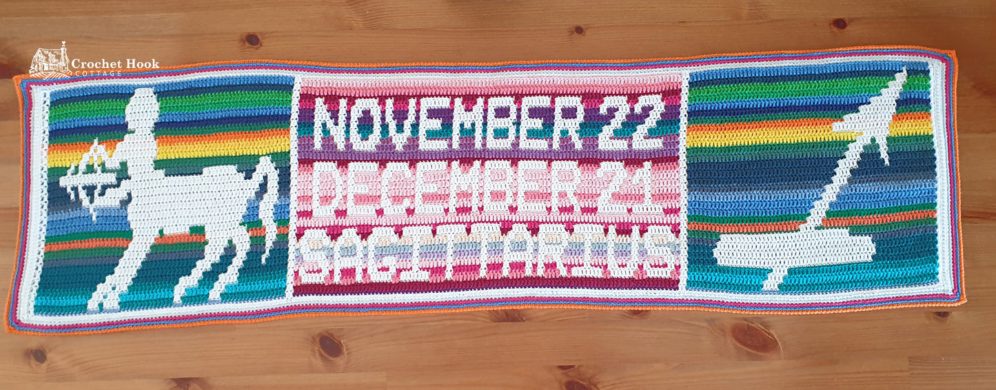 Crochet Pattern - Sagittarius - mosaic crochet pattern