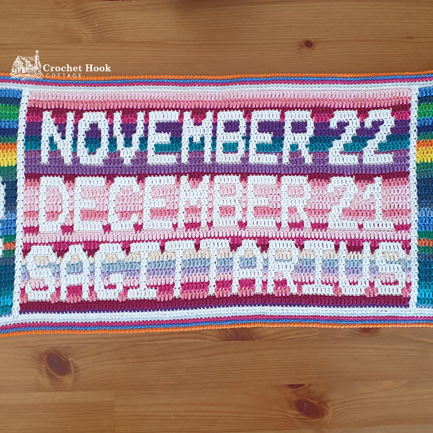 Crochet Pattern - Sagittarius - mosaic crochet pattern