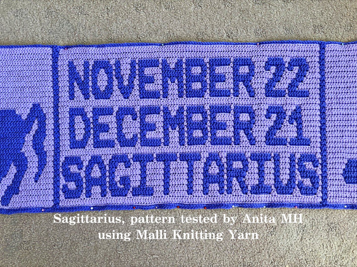 Crochet Pattern - Sagittarius - mosaic crochet pattern