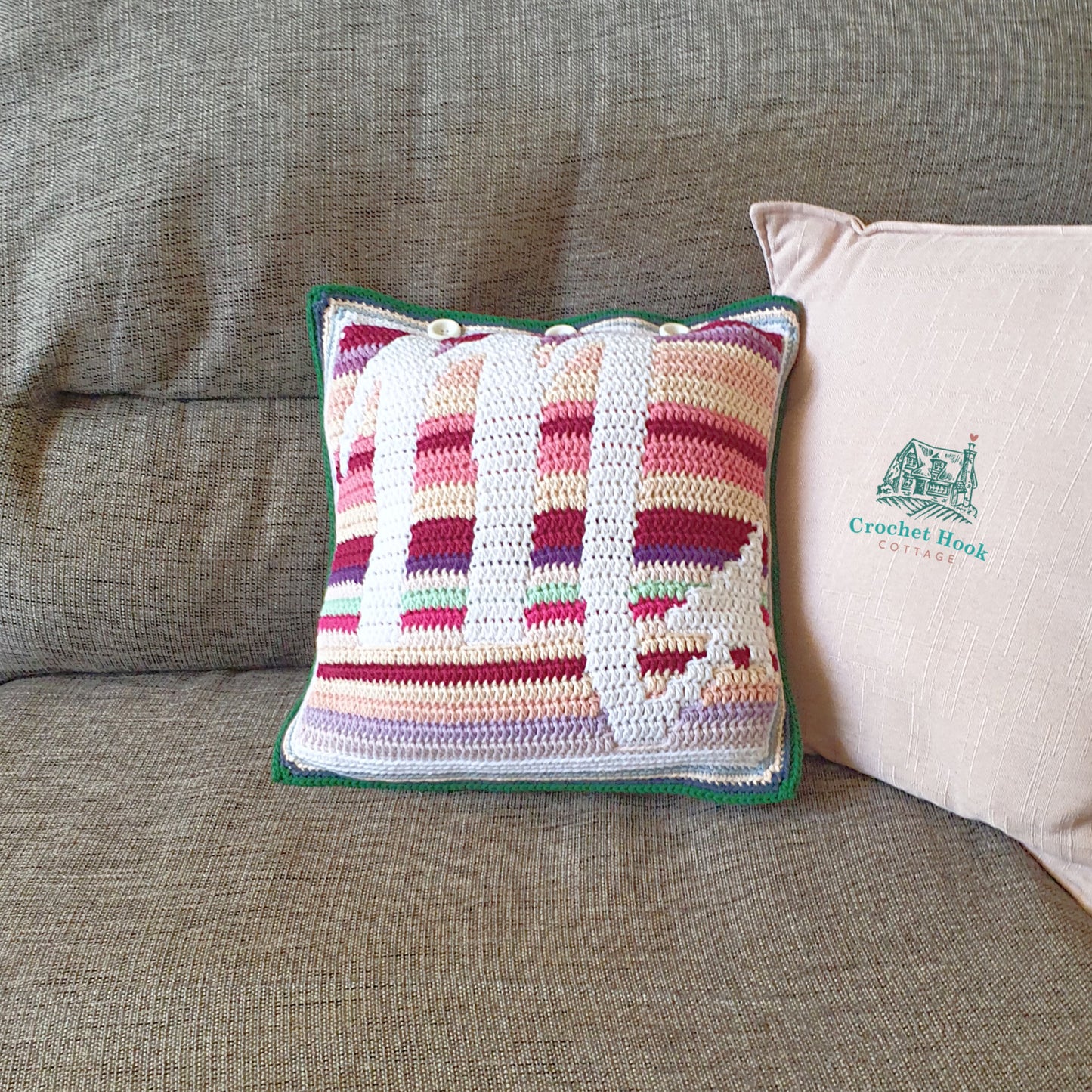 Crochet Pattern - Scorpio Cushion Cover - mosaic crochet pattern