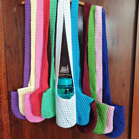 Bottle Holder with Crossbody Strap, Drink Bottle Bag