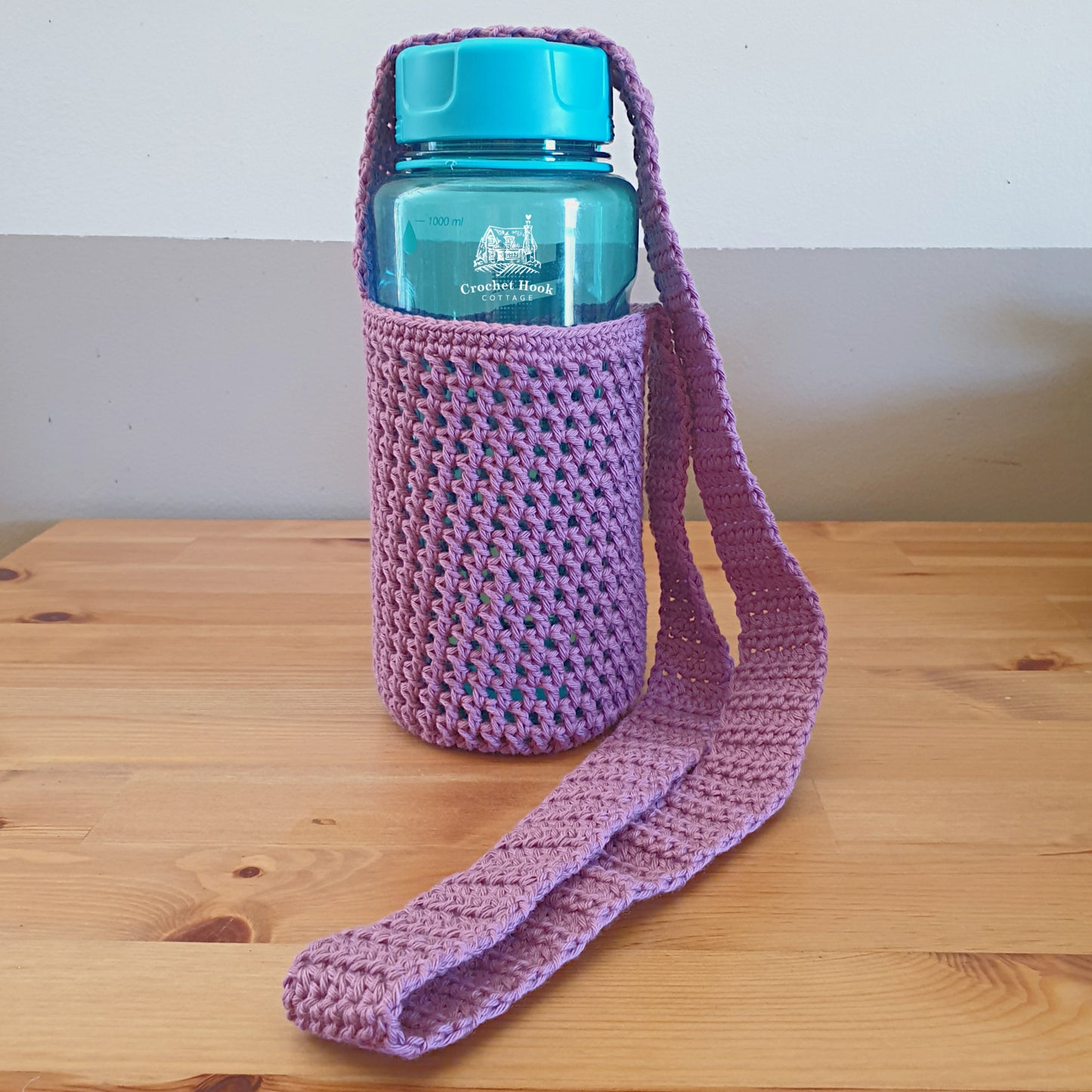 Bottle Holder with Crossbody Strap, Drink Bottle Bag