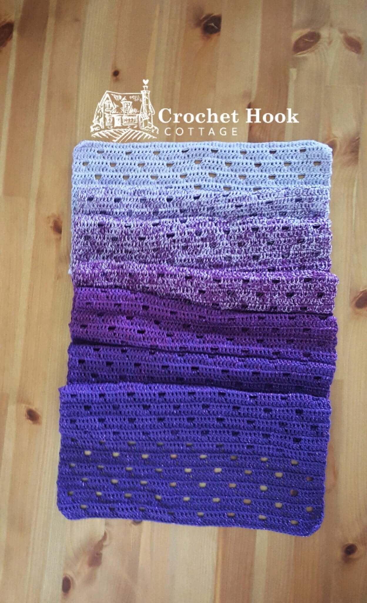 Aurora Scarf - www.crochethookcottage.com