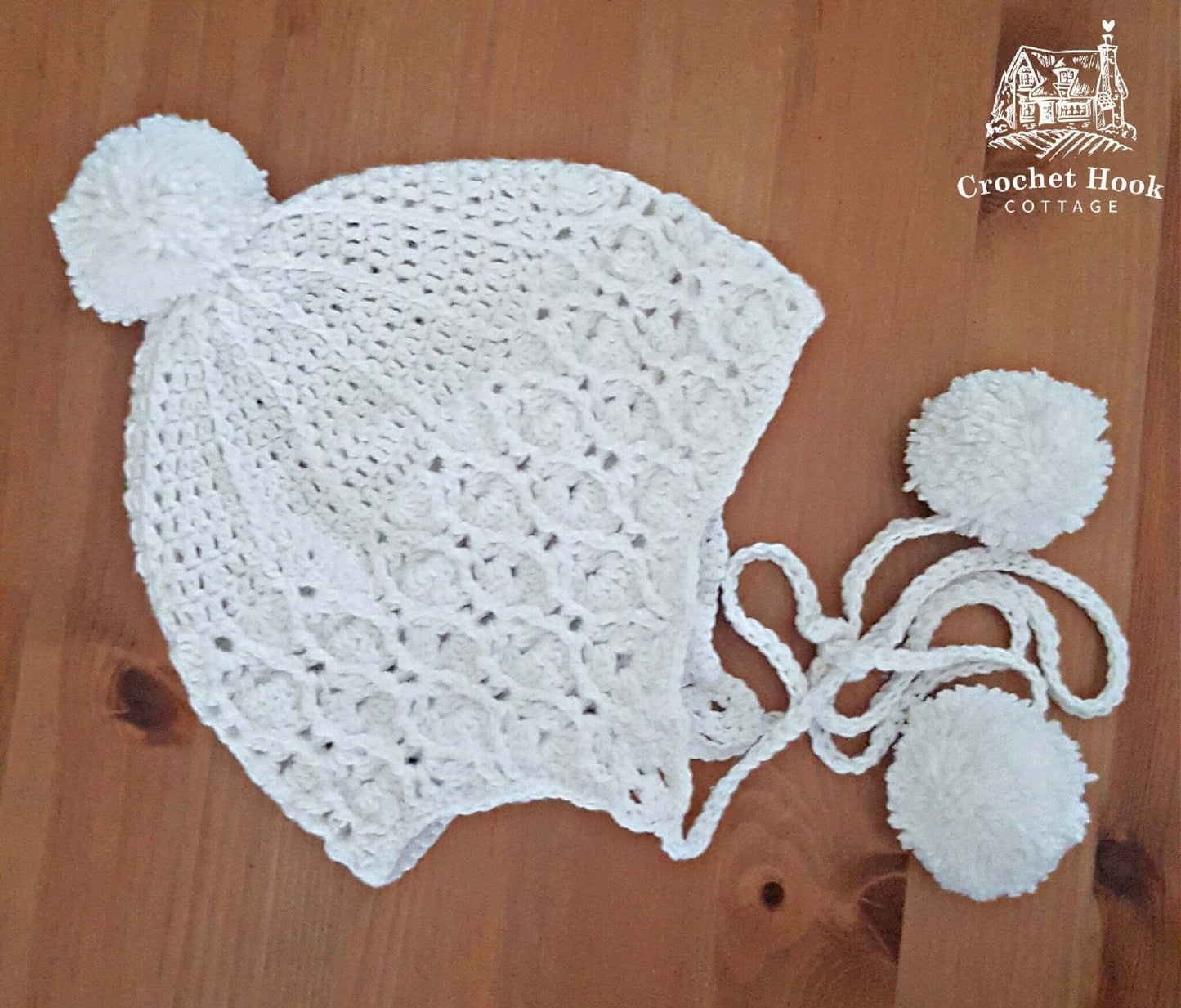 Baby Smock Top and Hat - www.crochethookcottage.com