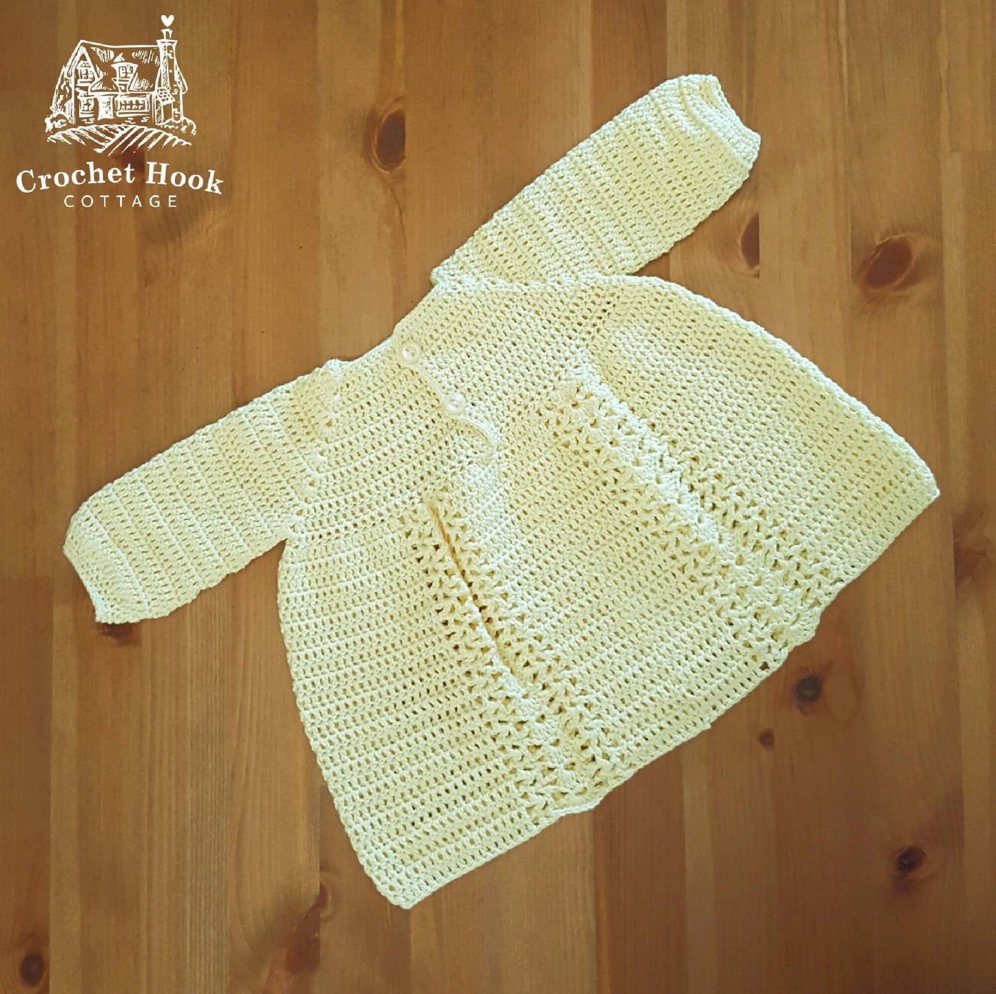 Baby's Smock Top - www.crochethookcottage.com