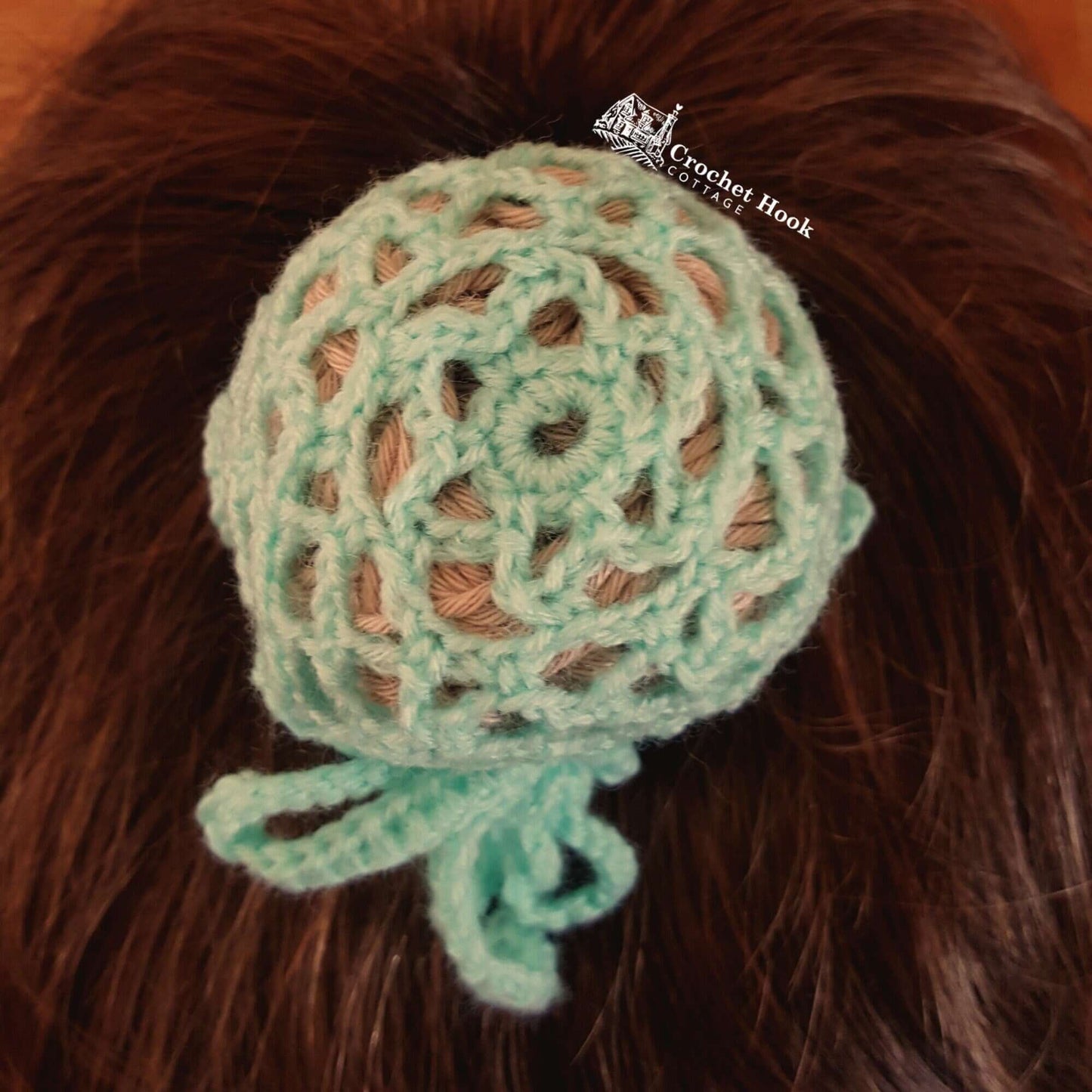 Ballerina Hair Bun Covers, Hair Snoods - www.crochethookcottage.com