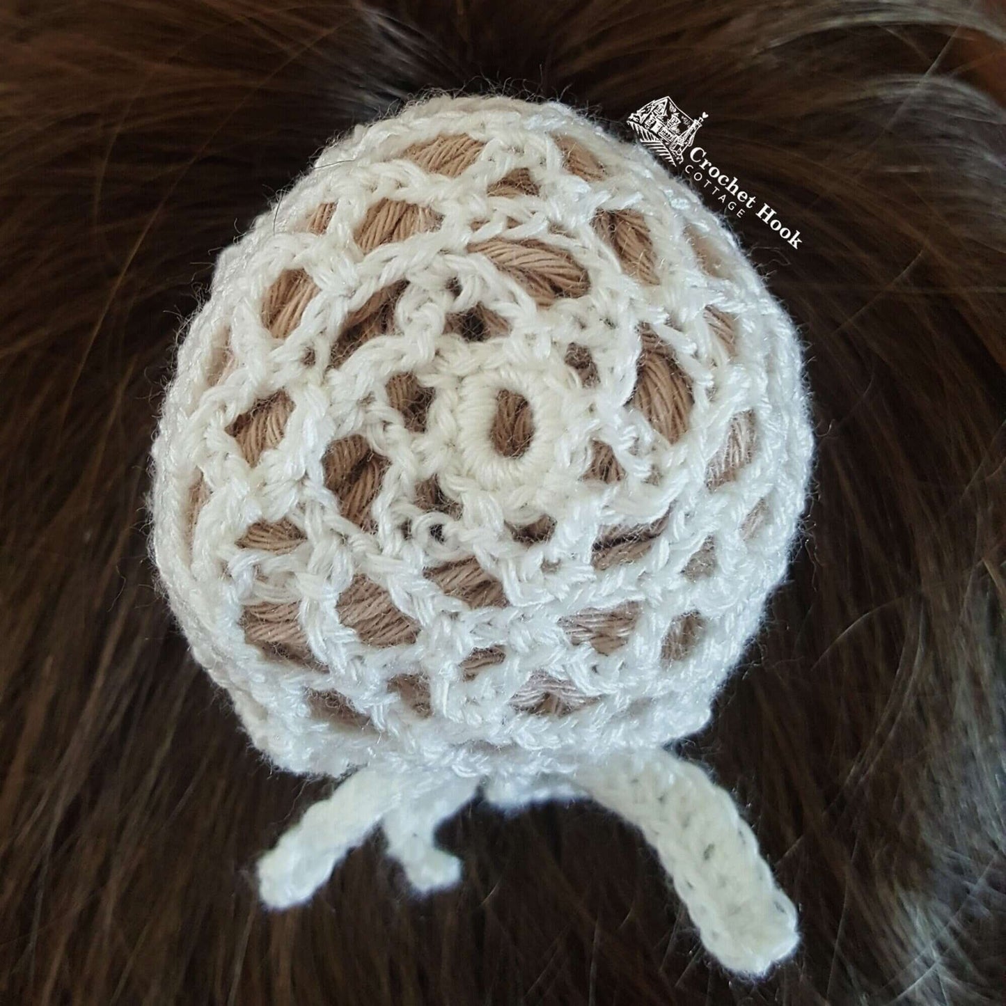 Ballerina Hair Bun Covers, Hair Snoods - www.crochethookcottage.com