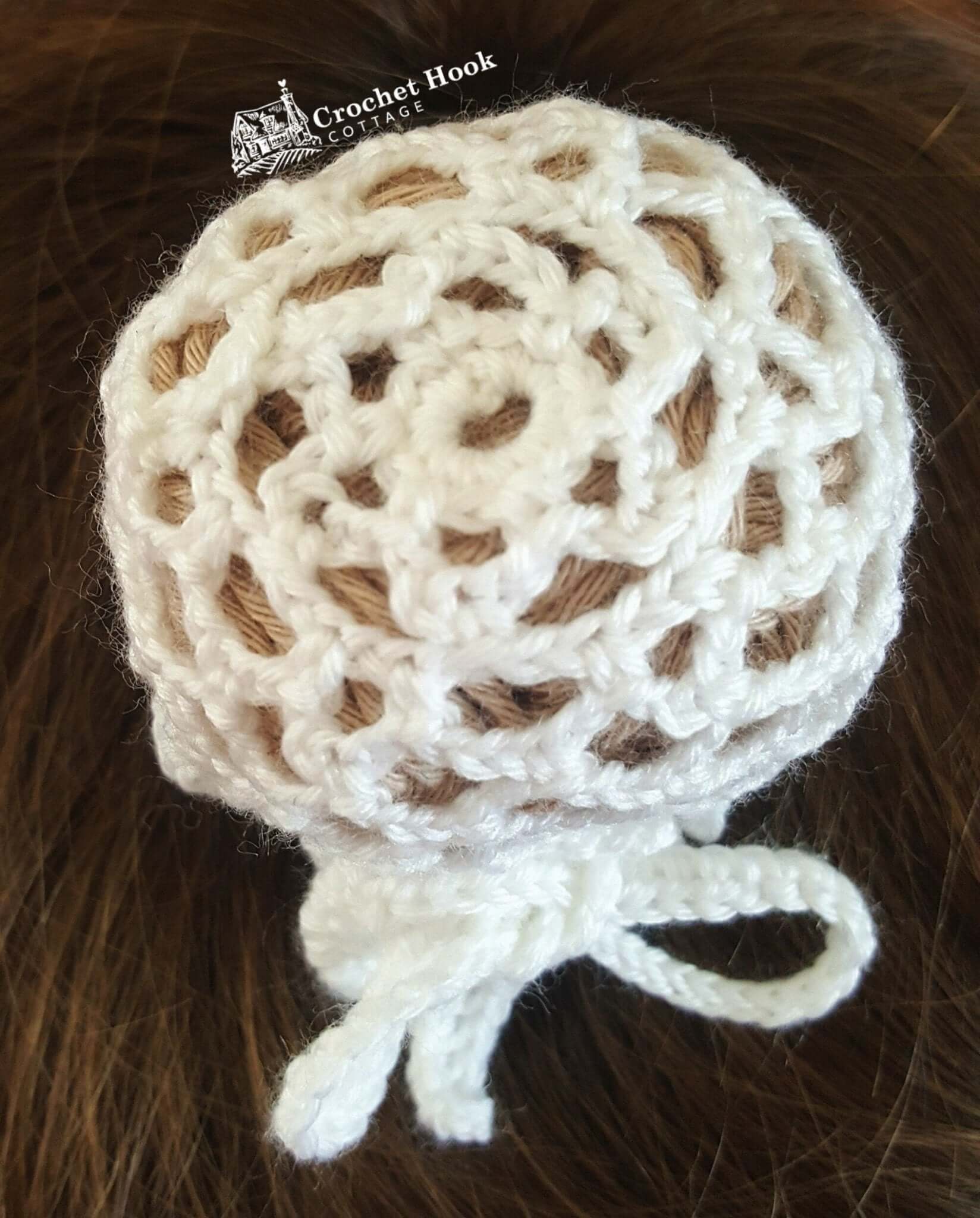 Ballerina Hair Bun Covers, Hair Snoods - www.crochethookcottage.com