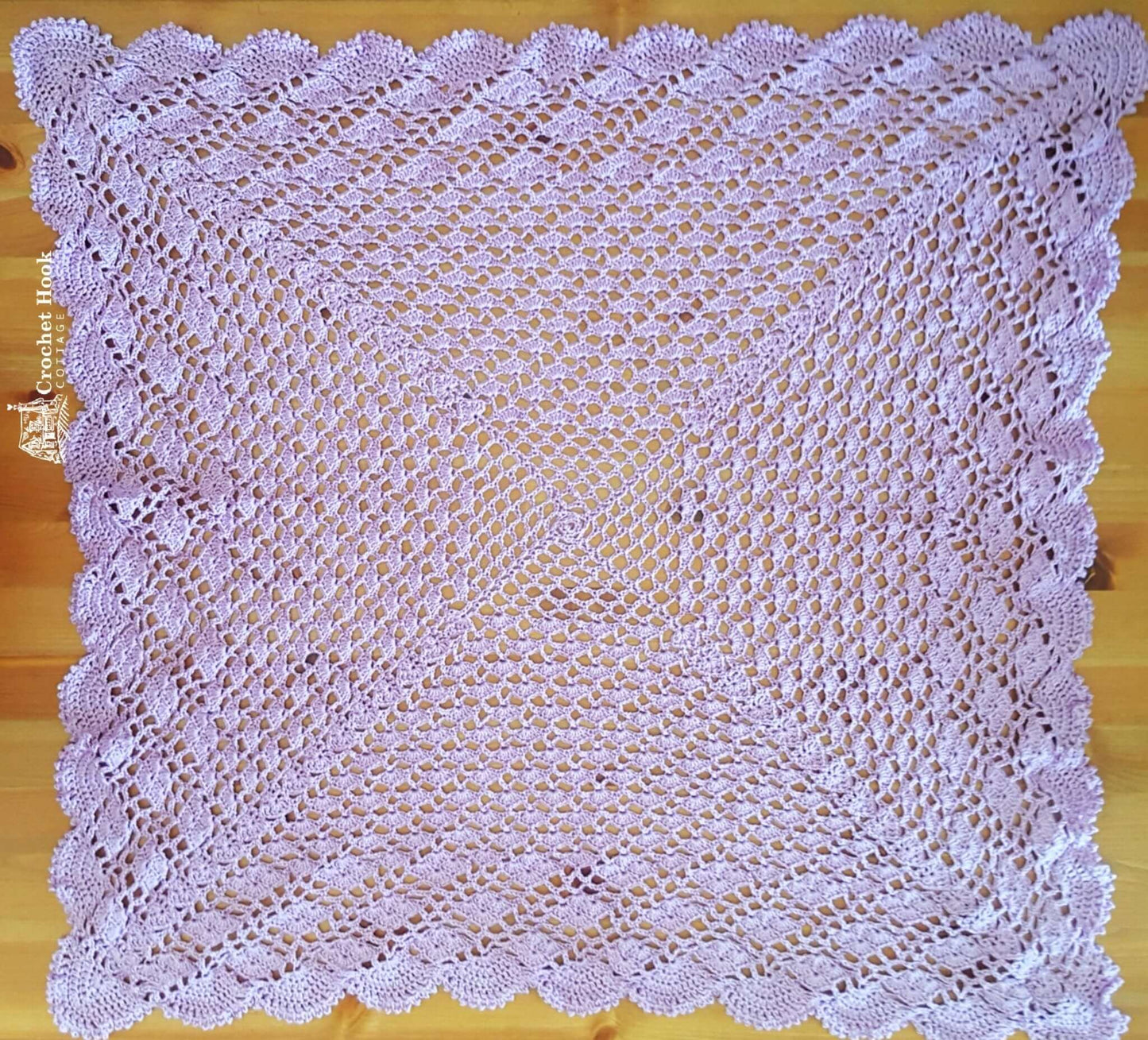 Gardenia Shawl - www.crochethookcottage.com