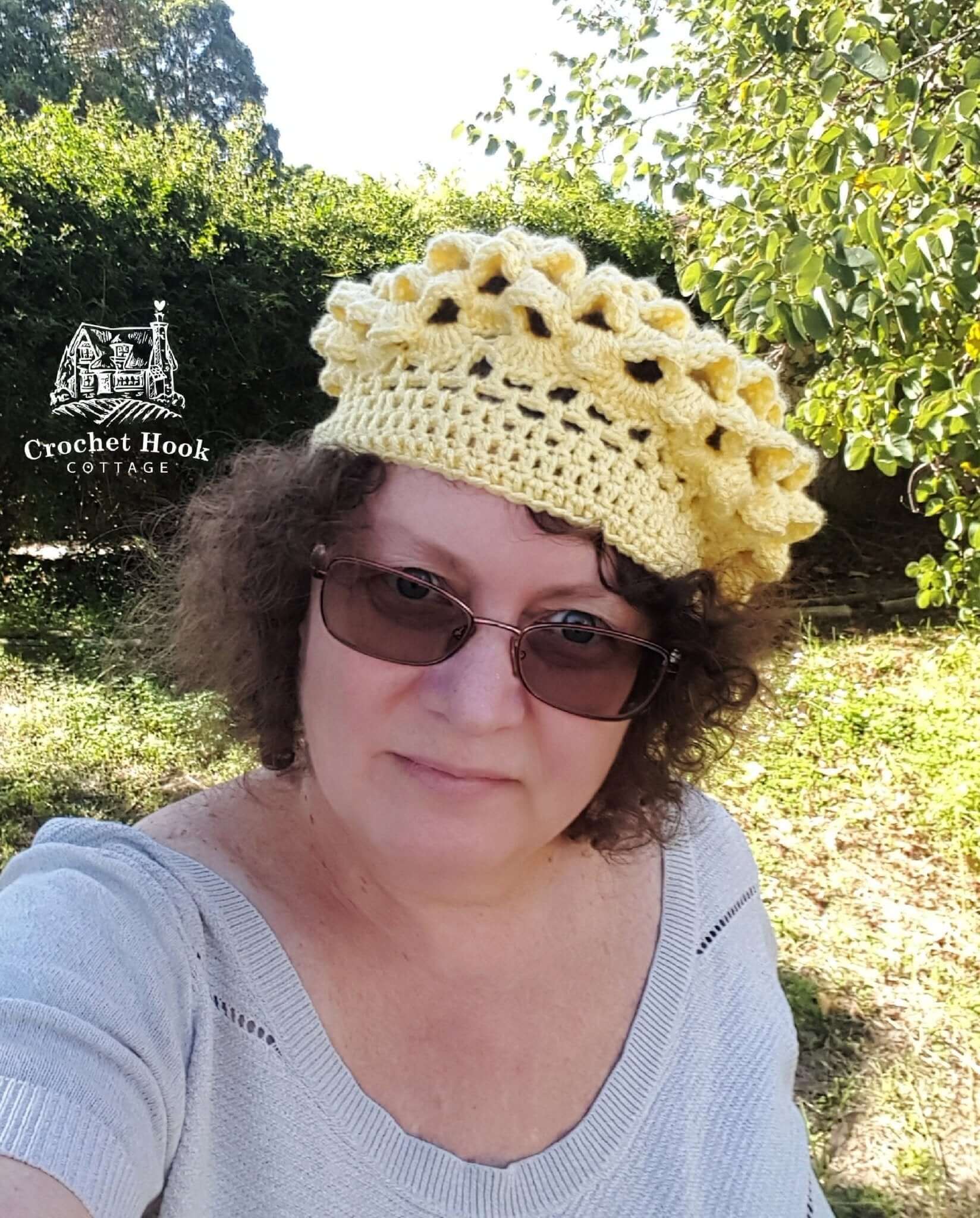 Greta Beret - www.crochethookcottage.com