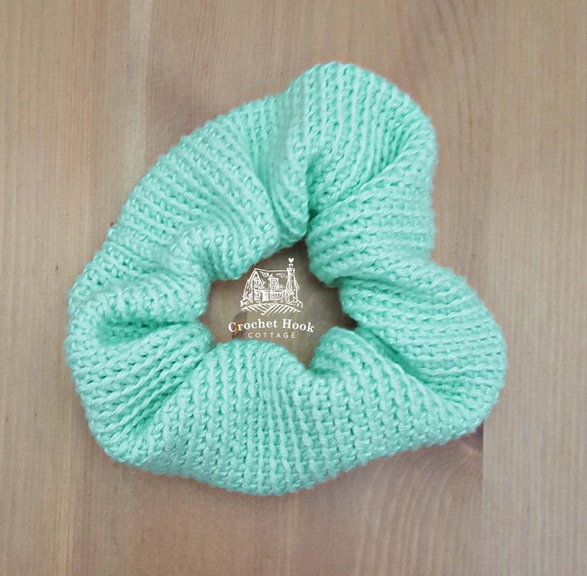 Hair Scrunchies, available in assorted colours - www.crochethookcottage.com