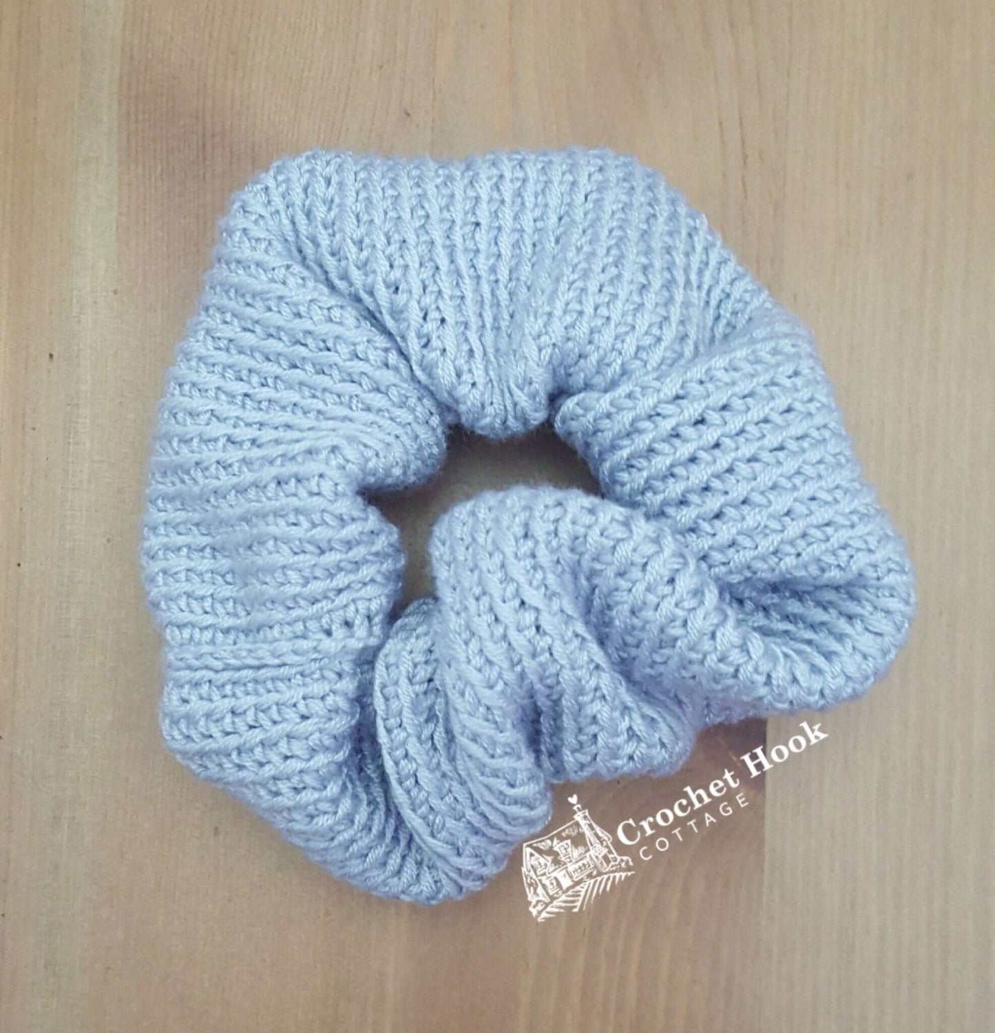 Hair Scrunchies, available in assorted colours - www.crochethookcottage.com