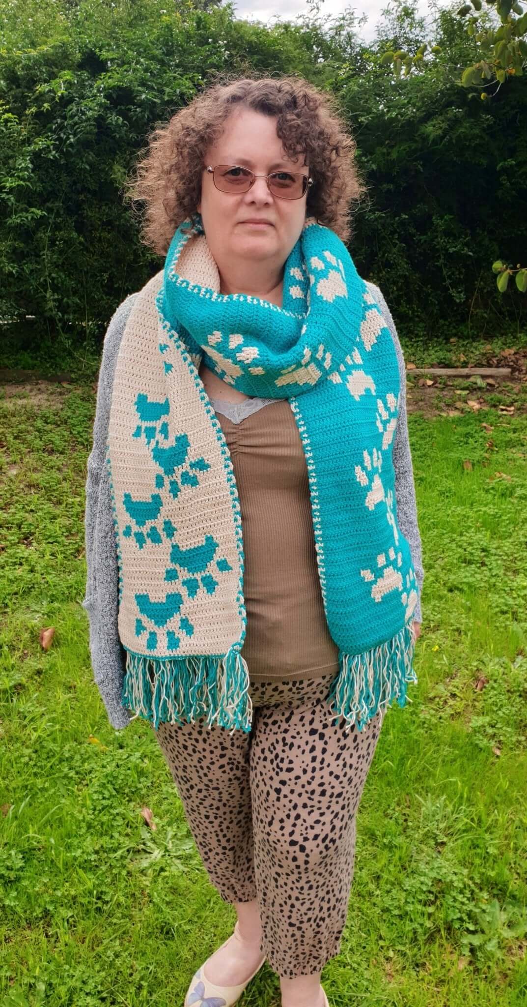 Kitten Kapers Scarf - www.crochethookcottage.com