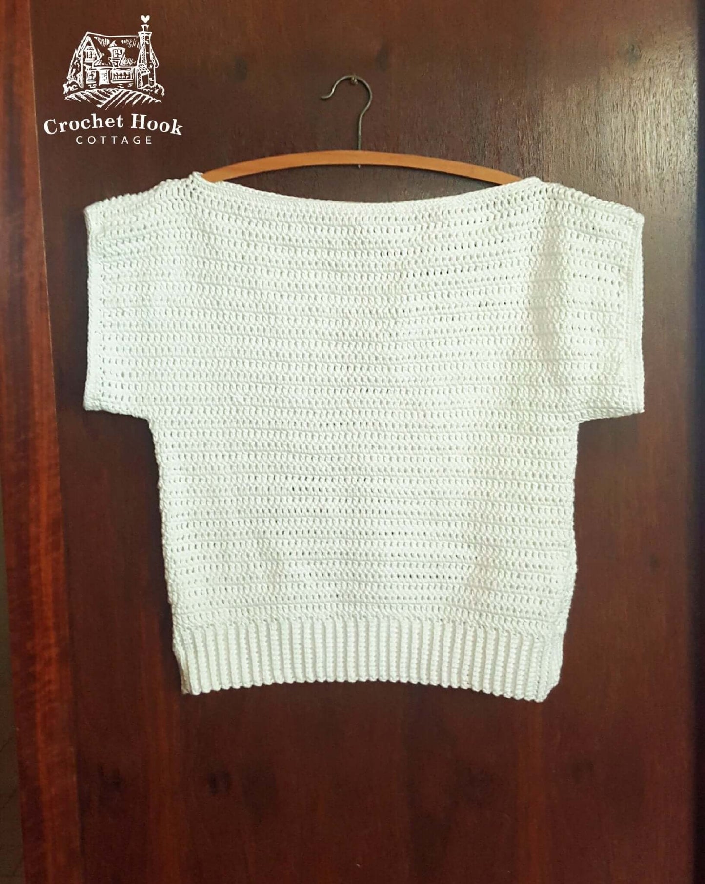 Ladies Tee Top - www.crochethookcottage.com